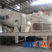 Portable type series mobile impact crushing plan
